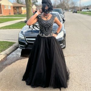 Size 4 black ball gown